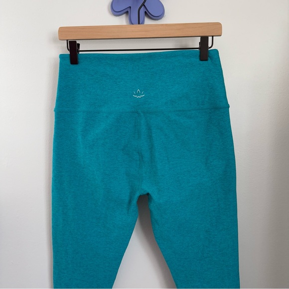 Beyond Yoga XL Spacedye High Waist Leggings Teal Blue Cerulean Pilates Outdoor - Picture 2 of 6